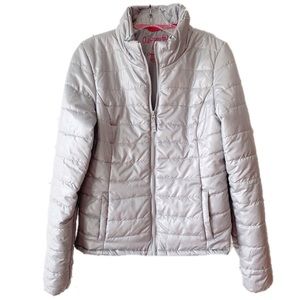 Aeropostale Silver Gray Women’s Puffer Jacket